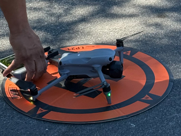 Operating drone with safety and precision on-site